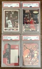 1996, 97, 98 Michael Jordan Card Lot - 4 Total - All PSA 9! (UD3, Finest, Topps)
