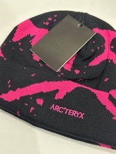Arc'teryx Grotto Toque Beanie Black Pink Wool Knit Winter Hat Unisex - NWT 2026