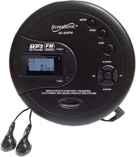 Supersonic SC-253FM Personal MP3/CD Player W/Fm Radio - Portable Device, HQ Ster