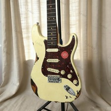 Vintage Aged Electric Guitar Alder Body Maple Neck Rosewood Fretboard