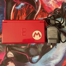 Nintendo DS Lite Red Console + Charger – Working, Touchscreen Fault