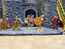 Conte 3 Vikings Charging set WAL-015  1/32nd figures  (Dec.Listing)