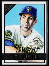 2020 Topps Chrome #GP-5 Christian Yelich Topps Gallery NBCD Preview