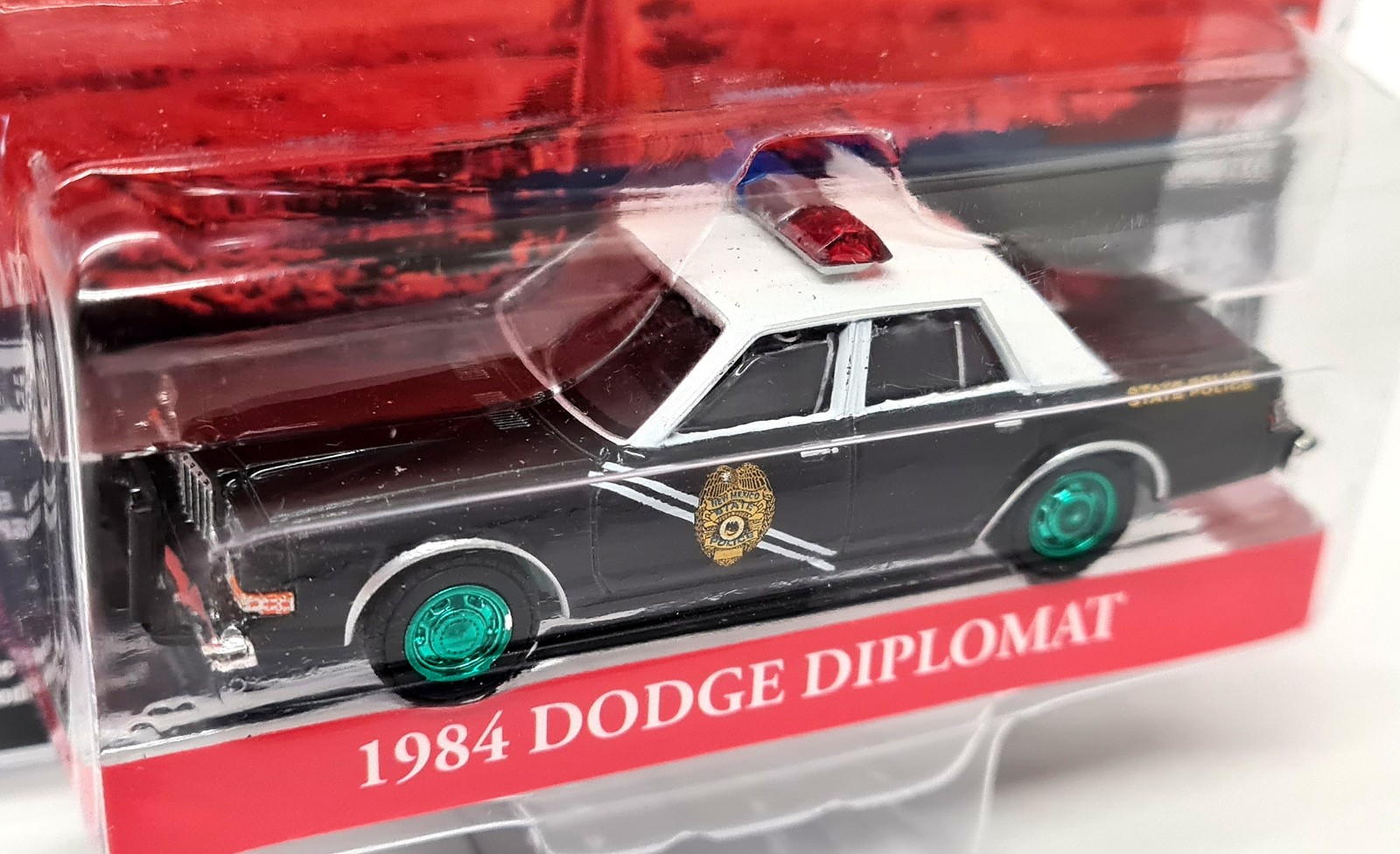 Greenlight 1/64 Dodge Diplomat 1984 Police Thelma & Louise CHASE Model Car