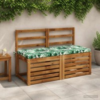 Bankkissen Soest 100 % Polyester Blattmuster 110 X 50 X 5 Cm