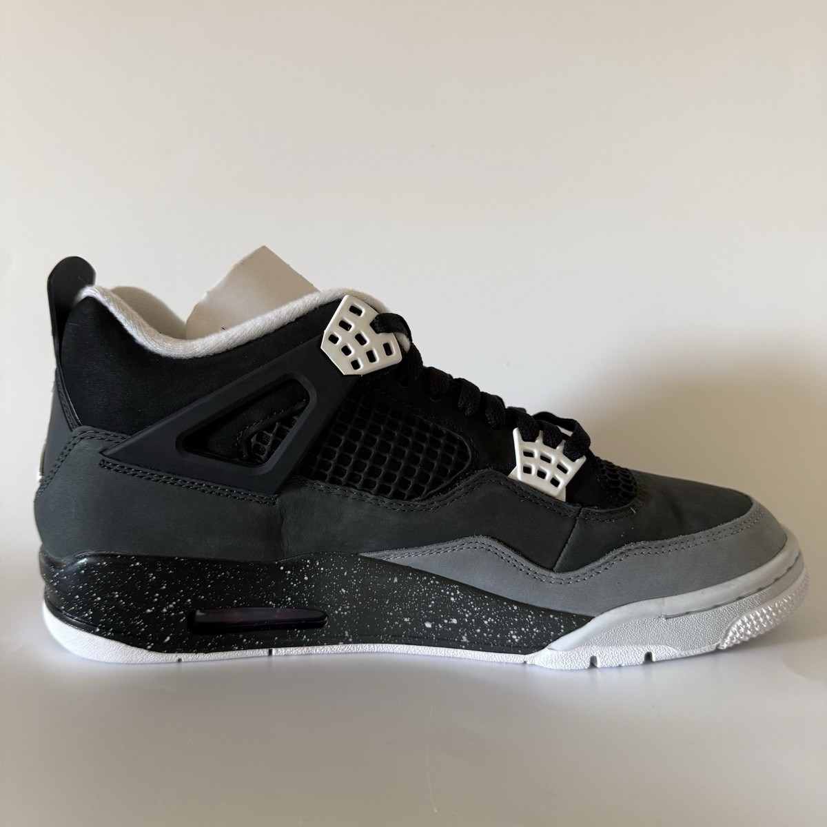 Nike Air Jordan 4 IV Retro Fear Black White FQ8138-002 Sneakers Shoes Mens 11 Air Jordan 4 Mens Retro  main image 2