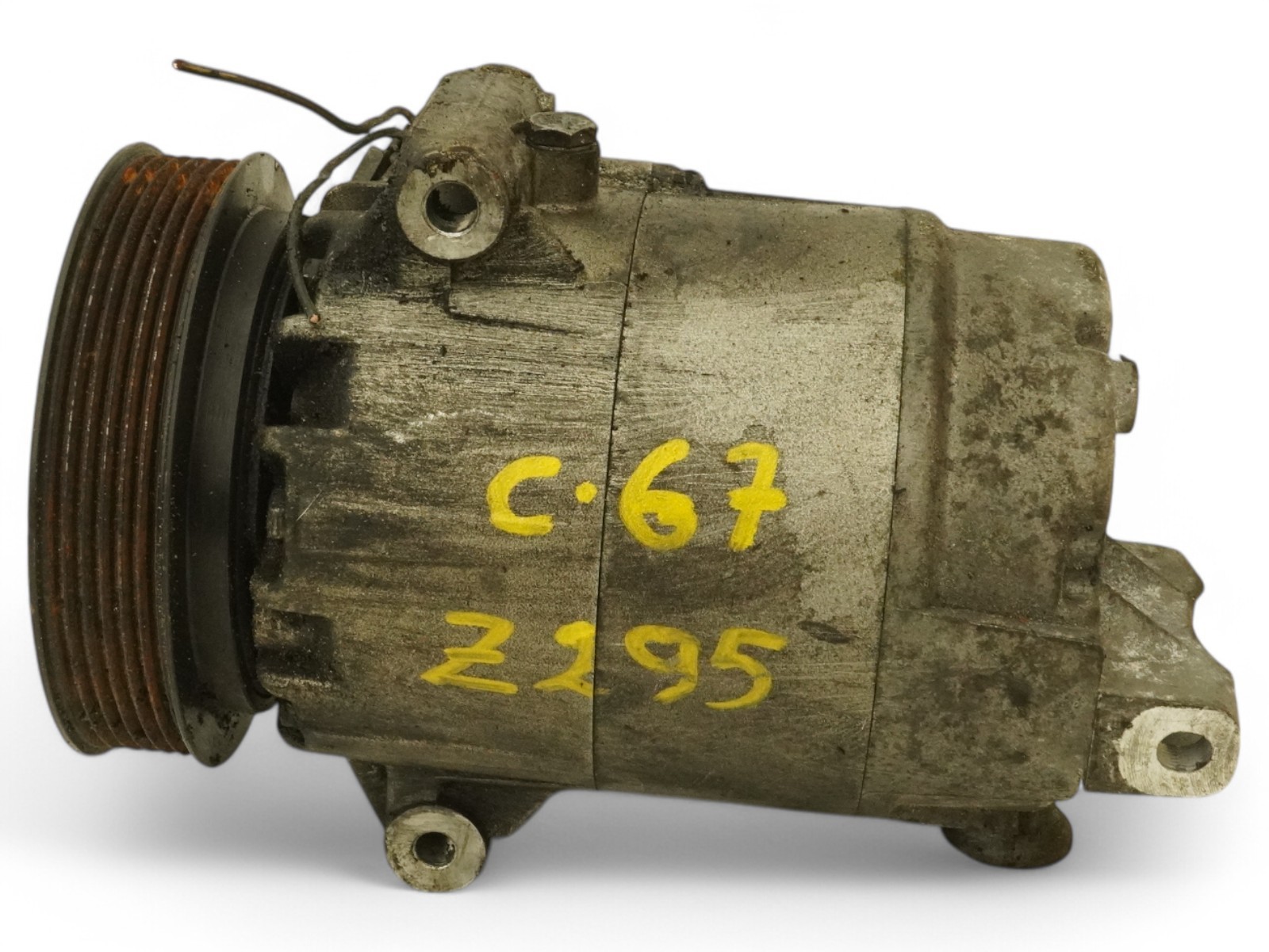 2002-2006 MASERATI SPYDER M138 4.2L AC AIR CONDITIONING COMPRESSOR W PULLEY OEM
