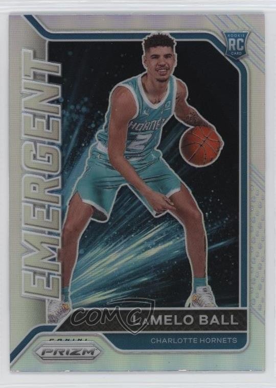 2020-21 Panini Prizm Emergent Silver Prizm Lamelo Ball #23 Rookie RC