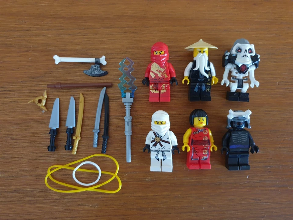 LEGO Ninjago 2507 - Fire temple incomplet (2011) the golden weapons - Photo 4/4