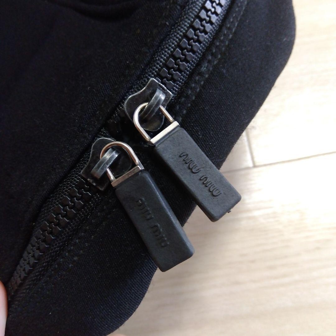 miu miu miu miu rucksack backpack black — image 3