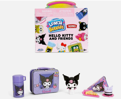 2″ Lunch Buddies Thermos Wave 1 Hello Kitty & Friends Kuromi