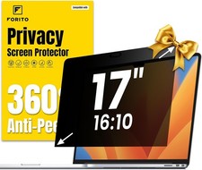 360 Laptop Privacy Screen Protector 17 Inch 16:10, Anti Glare Anti Peeping