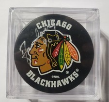 🏒 Darren Pang Autographed Chicago Blackhawks NHL Logo Hockey Puck –NEW