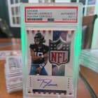 TREVOR LAWRENCE CUSTOM FOOTBALL CARD AUTHENTIC AUTOGRAPH AUTO PSA AUTH Q0895