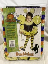 NEW Kids Bumblebee Costume Bee Outfit Leotard Size SMALL 4-6 Ages 3-4 NOP