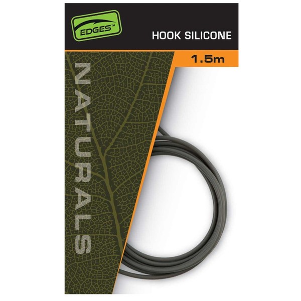 (2,39€/1M) Fox Edges Naturals Hook Silicone X 1.5M - Schlauch Karpfenrigs-image