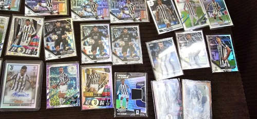 Huge Soccer Trading ⚽️ Cards Lot 54 Juventus Auto Rc Jersey # Refractor Wave Hol - Picture 3 of 11