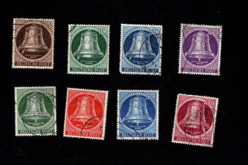 Berlin sc#9N70-1, 9N73-4, 9N76-9 (1951-2) Used