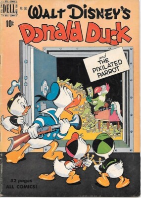 Walt Disney's Donald Duck Four Color Comic Book #282 Dell 1950 VERY ...