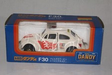 TOMICA DANDY #F30 VOLKSWAGEN VW RACING BEETLE BUG, WHITE, EXCELLENT, BOXED