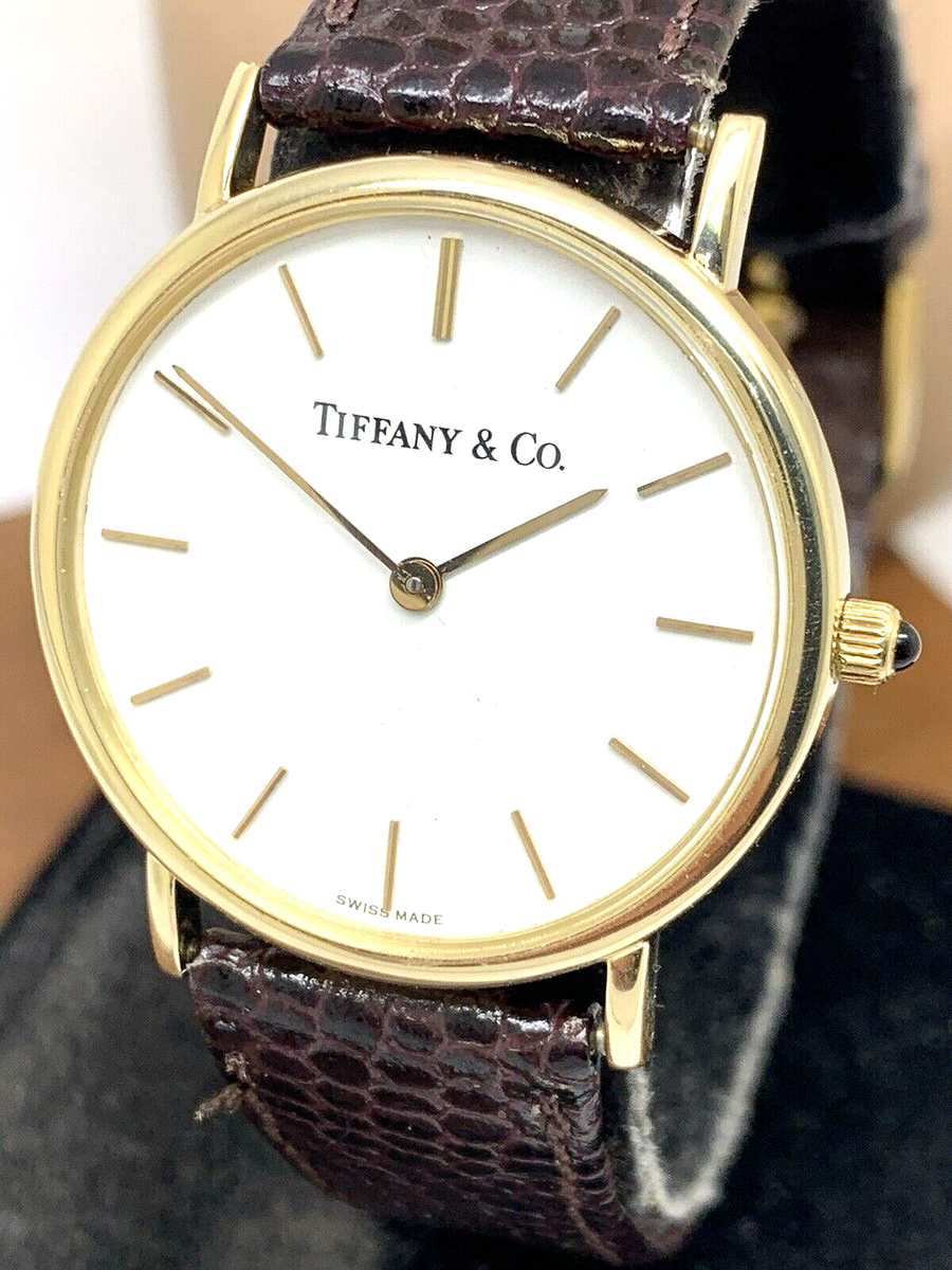 Tiffany & Co. Women's Watch W115 Vintage 14K Yellow Gold Case