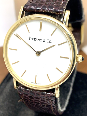 Tiffany & Co. Women's Watch W115 Vintage 14K Yellow Gold Case