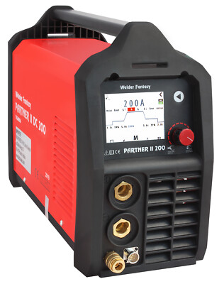 Schweißgerät Partner II 200 DC Inverter   WIG Lift-Arc/HF/Pulse/MMA/VRD/2T/4T