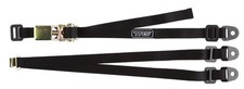 TRS Spare Wheel Strap BLACK - 3-Point Fixed Adjustable Ratchet Tie-Down 25mm/1"