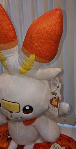 Build A Bear Pokemon Scorbunny With Sound & Clothes Bundle BNWT BAB workshop - Picture 2 of 17