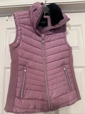 SPECIAL ONE WOMEN'S VEST FRONT FULL ZIP SLEEVELESS Pink SIZE SMALL