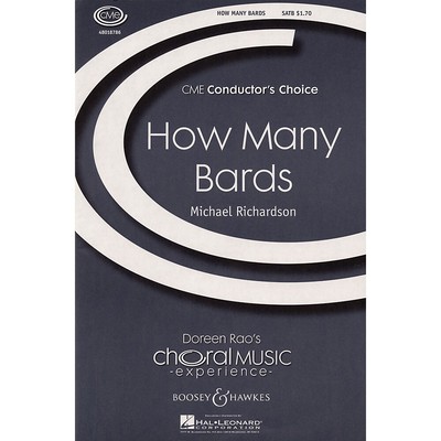 How Many Bards (CME Conductor's Choice) SATB composed by Michael Richardson