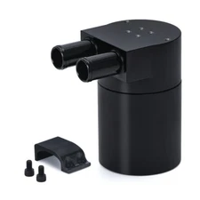 400ML Aluminum Reservior Oil Catch Can Tank Kit for BMW N54 E90 335i 335xi Black