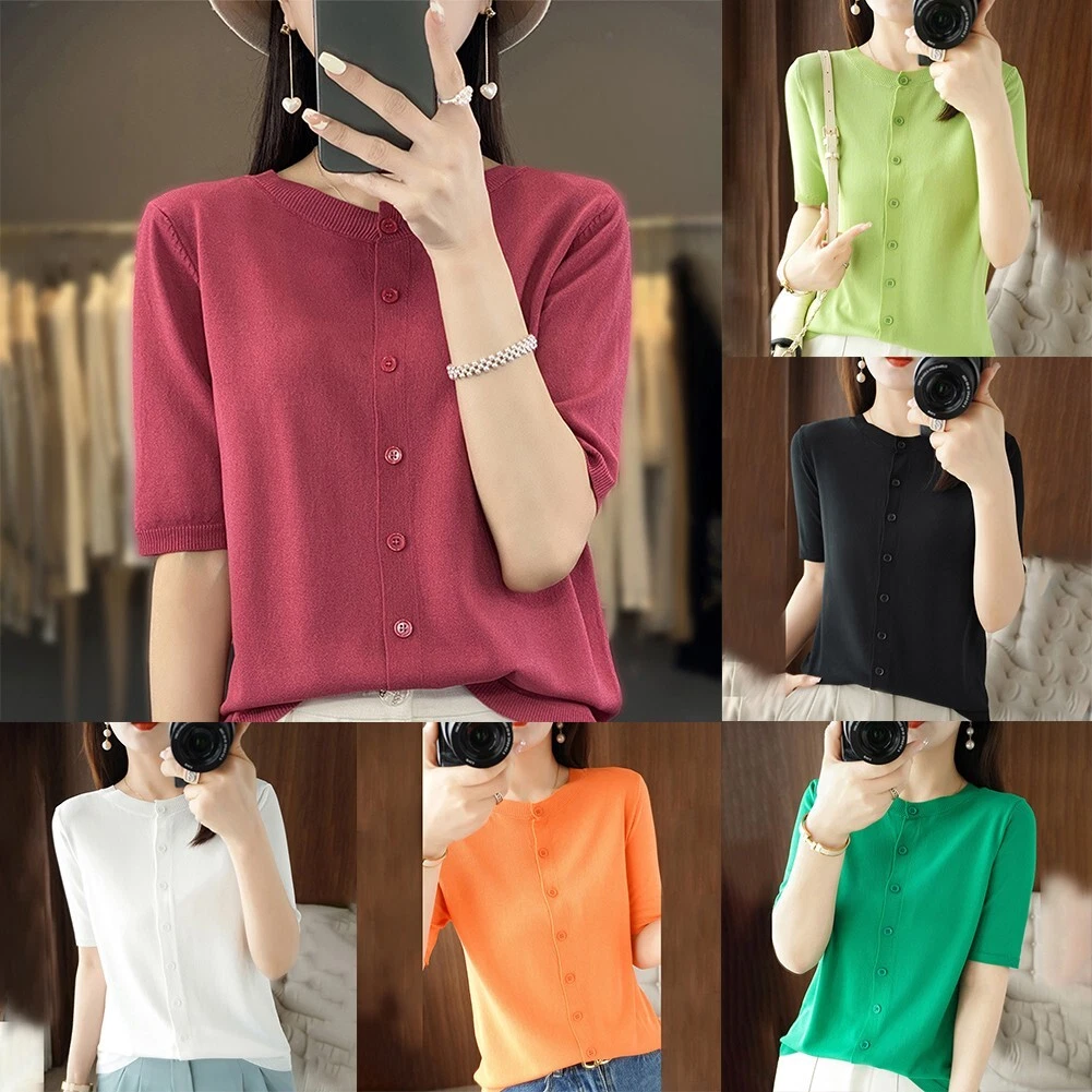 Short sleeve sweater jacket clearance