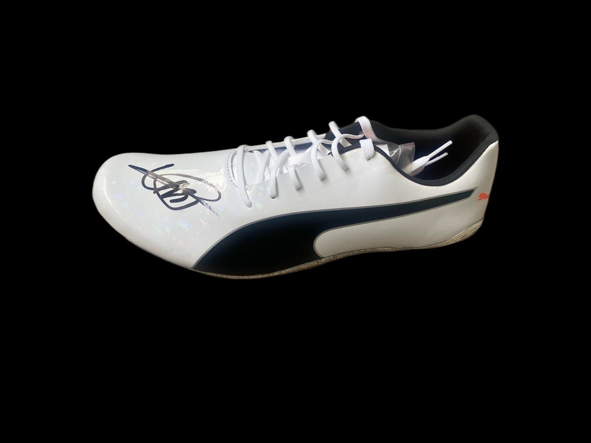Usain Bolt Hand Signed Jamaica Puma Spike UK