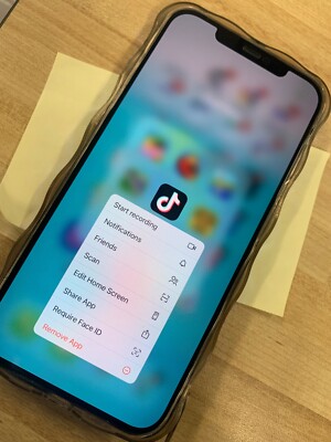 Apple iPhone 12 Pro Max with tik tok app - 128 GB - Blue (Unlocked)