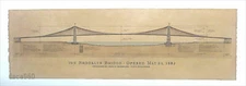 Brooklyn Bridge Architecture Poster by Craig Holmes 38 x 13