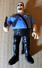 1990 Hasbro WWF Big Boss Man #1 LOOSE Mint Action Figure Wave 1 Blue Red Card