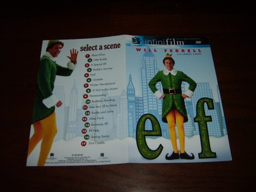 ELF (DVD,'05,WS/FS)~INFINIFILM ED~WILL FERRELL~JAMES CAAN~BOB NEWHART~MARY STEEN - Picture 4 of 7