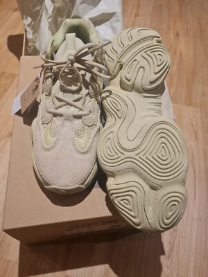 Adidas Yeezy Boost 500, Supermoon Yellow, Size 47 1/3