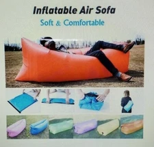 Inflatable Air Bag Lounger Lightweight Outdoor Indoor Beach Camping Sleeping 