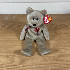 Ty 1999 Signature Bear Beanie Baby Babies With Tag  Tush ERRORS - Rare