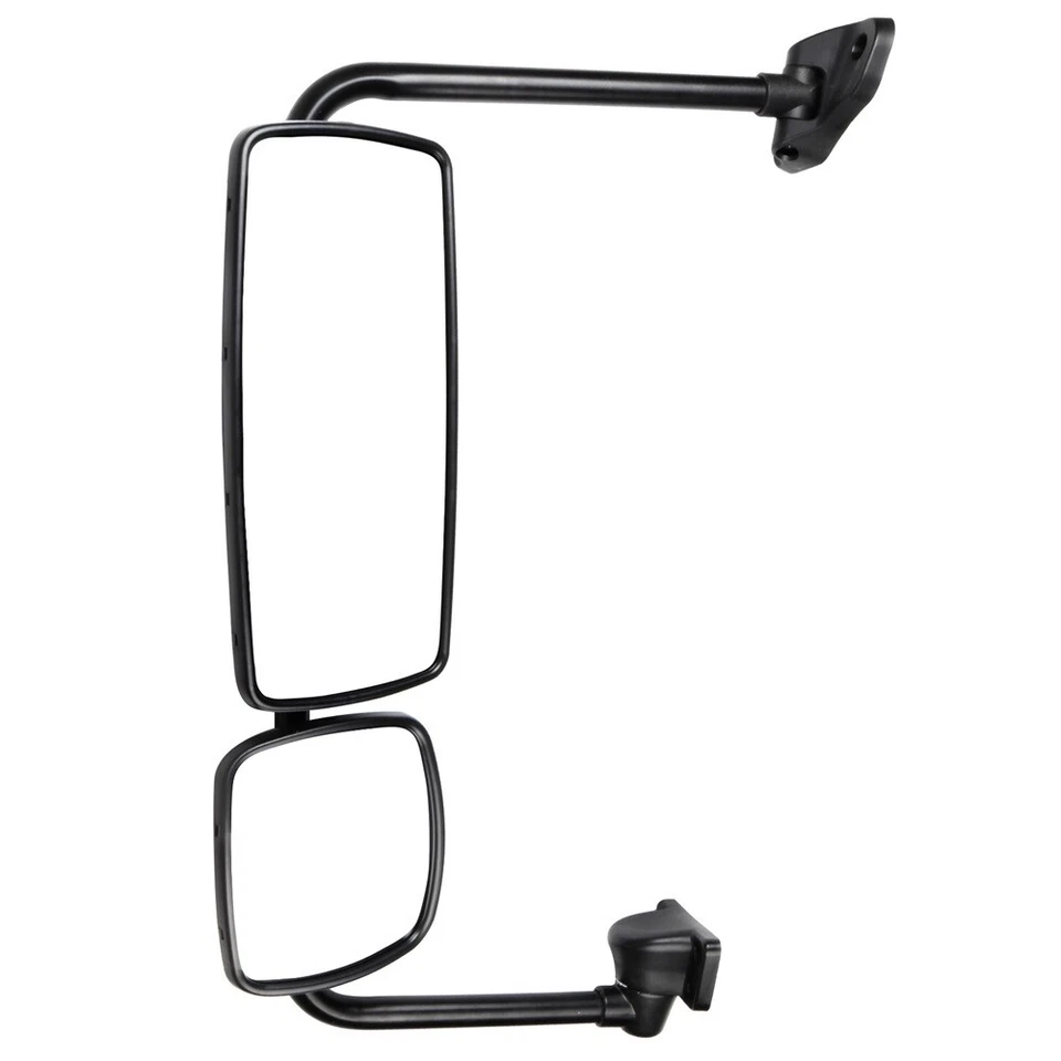 Par de espejos retrovisores cromados térmicos con brazo para Freightliner M2 03-16 lado izquierdo+derecho Foto 3 de 4