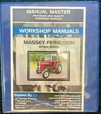 MASSEY  FERGUSON,MF500,MF550,MF565,MF575,MF590,FULLY PRINTED WORKSHOP MANUAL