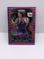 Brittney Griner 2022 Panini Prizm WNBA W25 Purple Prizm Parallel #36/99