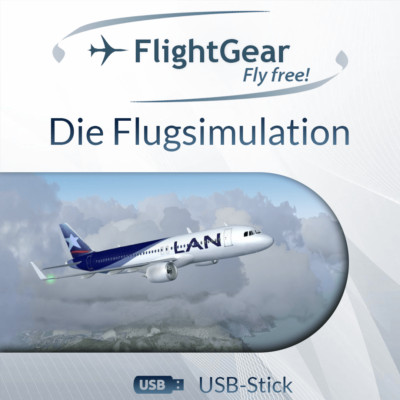 FLIGHTGEAR - DIE SIMULATION - PC USB FLUGSIMULATOR FLIGHT GEAR BOEING AIRBUS