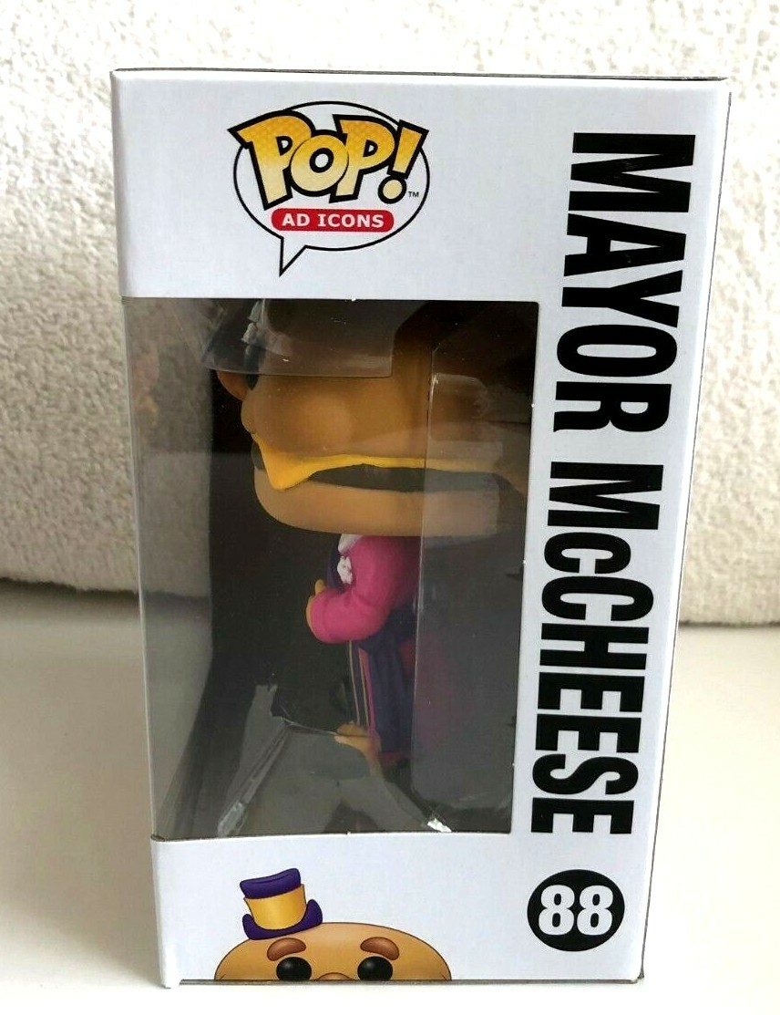 Funko Pop! Ad Icons McDONALD MAYOR McCHEESE # 88 Vinyl Figure New