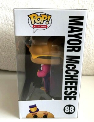 Funko Pop! Ad Icons McDONALD MAYOR McCHEESE # 88 Vinyl Figure New