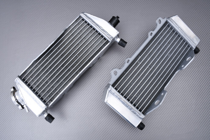 Radiateur racing AVDB pour Kawasaki KX 250 en aluminium renforcé