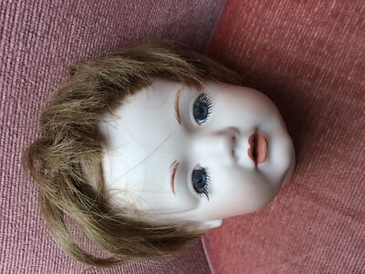 POUPEE ANCIENNE TETE Jumeau N°7 En Porcelaine Articulee Bois Et