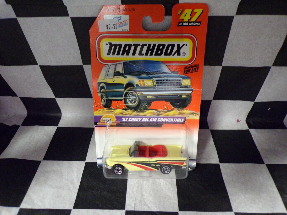 ミニカー MATCHBOX Chevrolet Bel Air Convertible Matchbox Car 1957 Royal Blue Chevrolet Bel Air Convertible 1